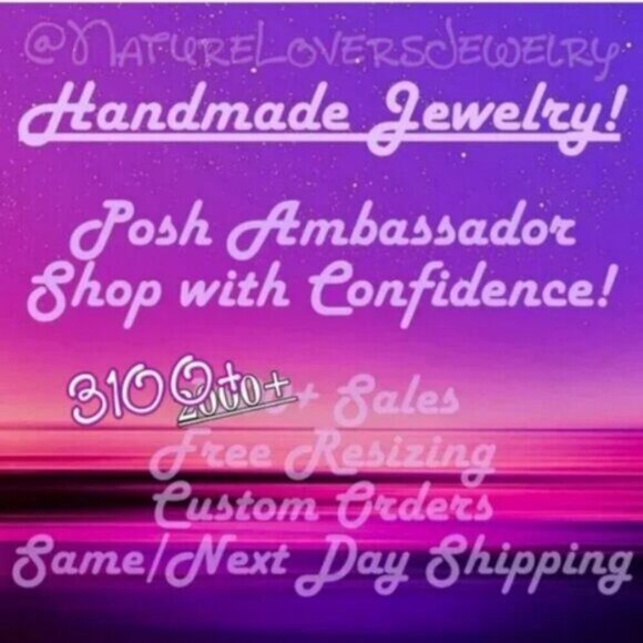 Flashy Crystal Hearts ~ Beaded Stack Earrings! Gift for her! Boho Glam Girlie - Picture 8 of 8